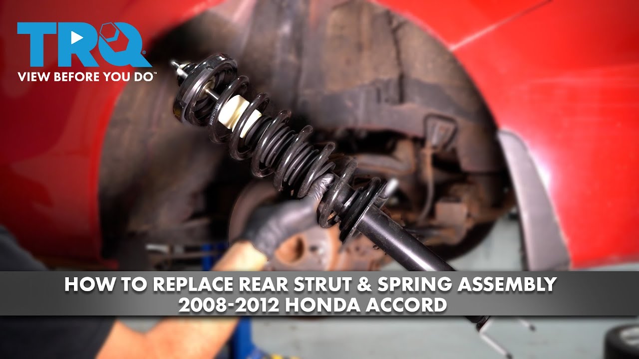 How to Replace Rear Strut & Spring Assembly 2008-2012 Honda Accord