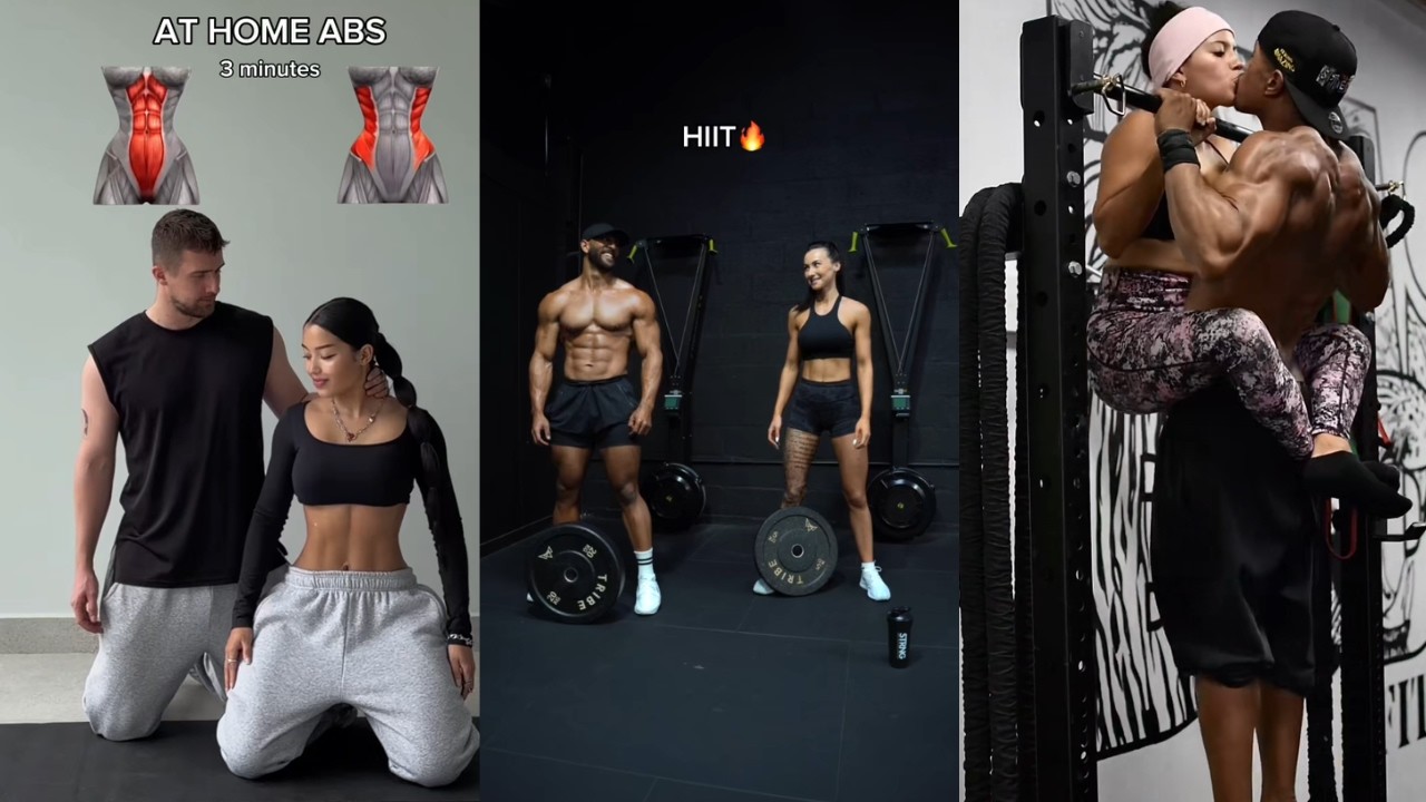 5 Partner Exercises to Bond Closer Than Ever! | Gym TikTok Compilation