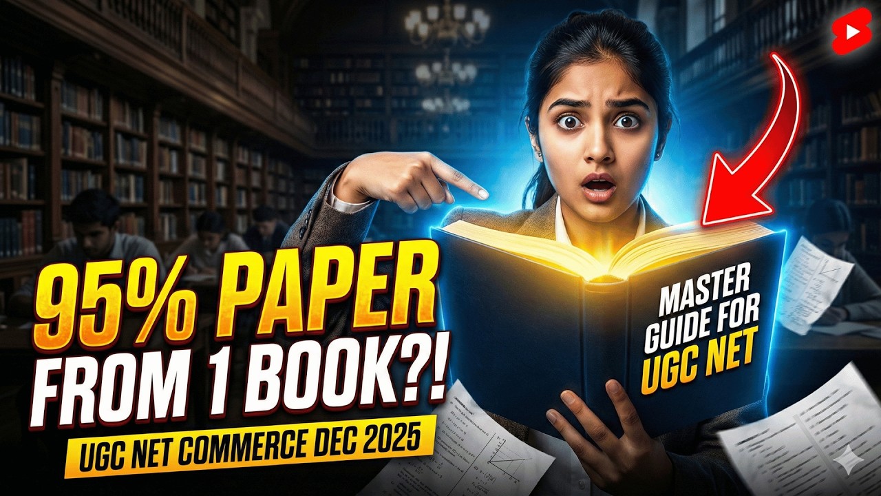 How to Crack UGC NET Commerce JRF with JUST ONE BOOK! (Complete Analysis)
