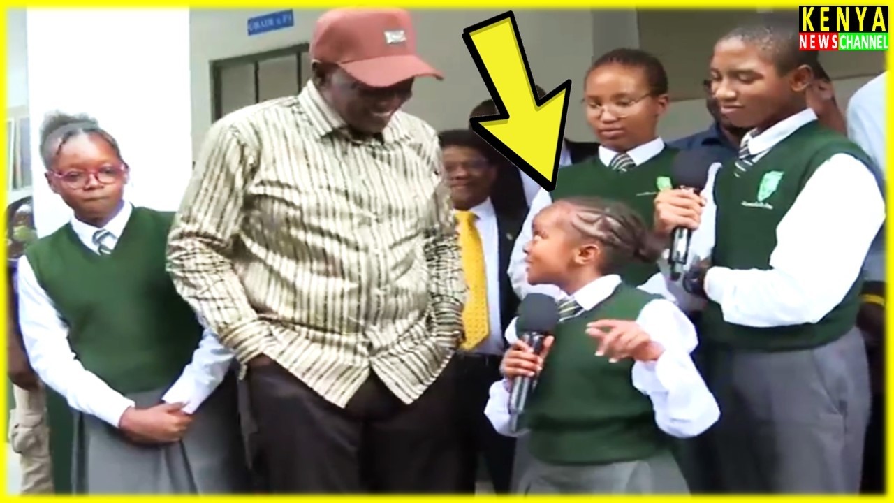 See what this BOLD Girl told Ruto face to face at Westlands Primary School Nairobi
