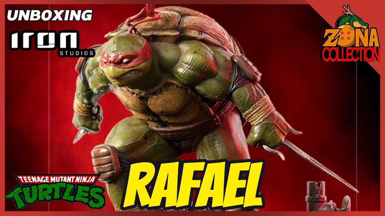 RAFAEL 🐢🔴Tortugas Ninja Mutantes |Iron Studios| Unboxing y Review en Español