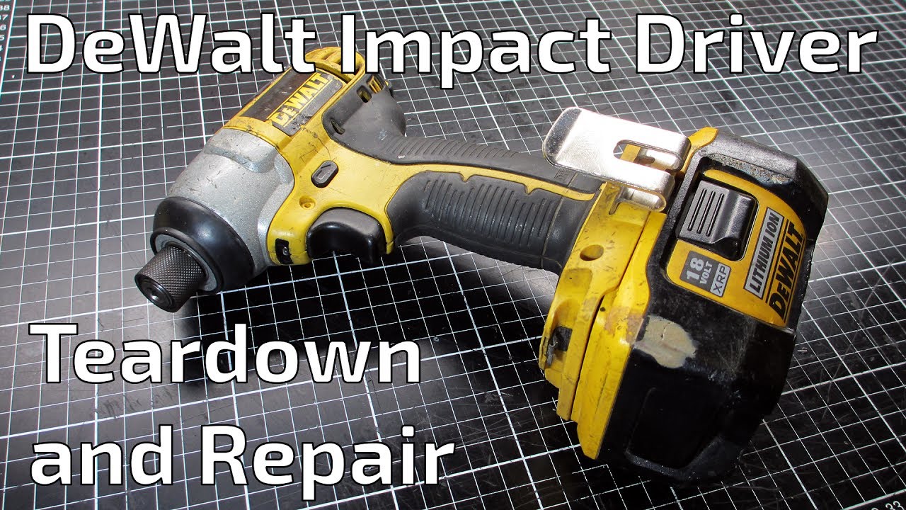 DeWalt DCF826 Impact Driver Repair
