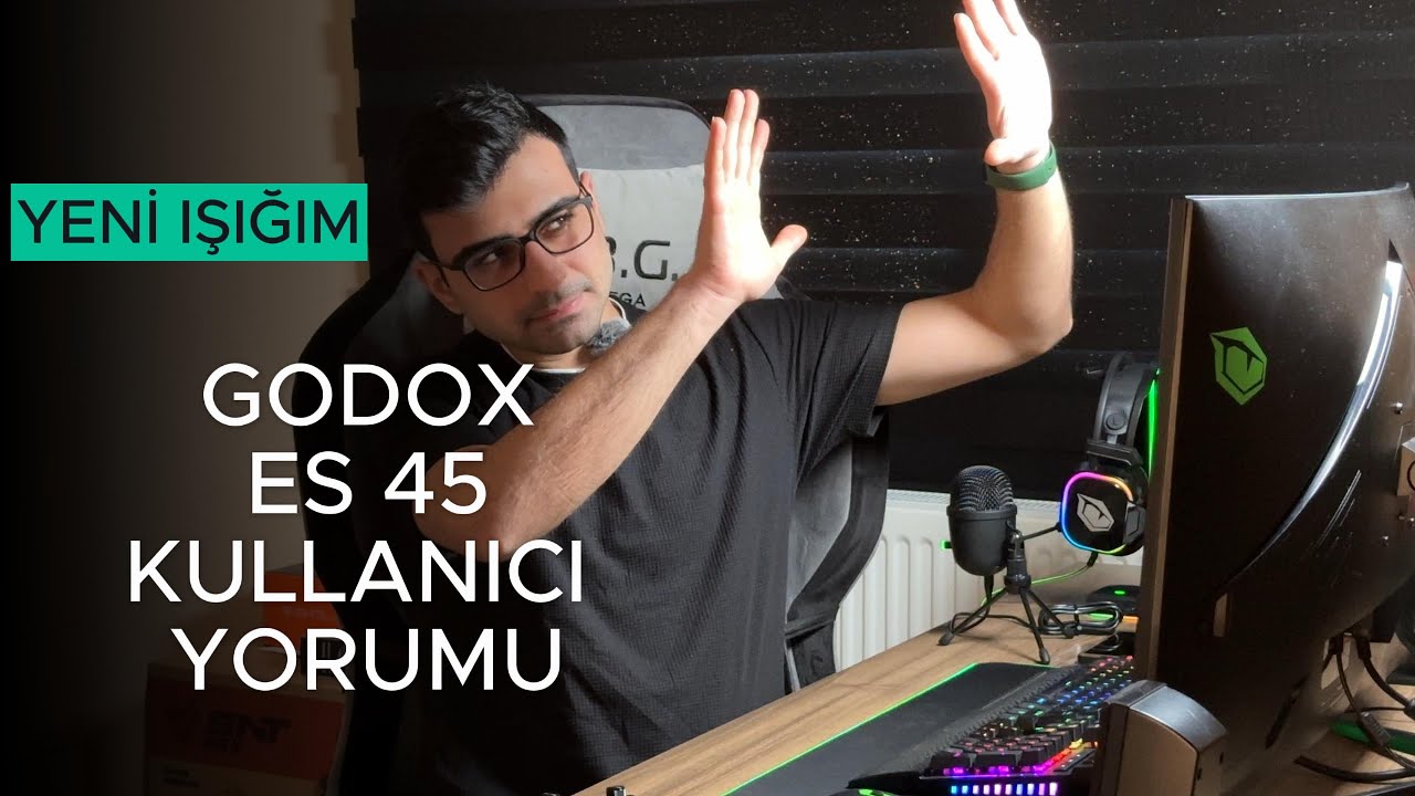 YAYINCI IŞIĞIM GODOX ES 45 İNCELEME & KURULUM I VLOG 2.BÖLÜM