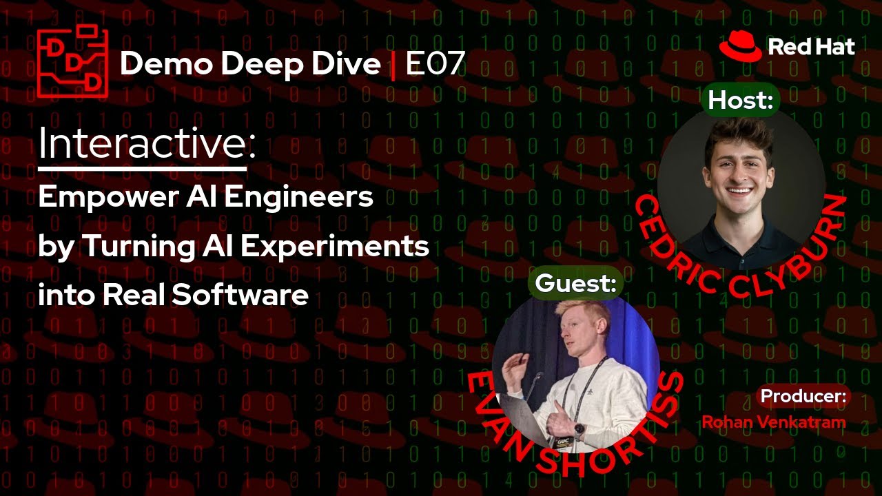 Interactive: Turn AI Experiments into Real Software ft. Evan Shortiss (E7)