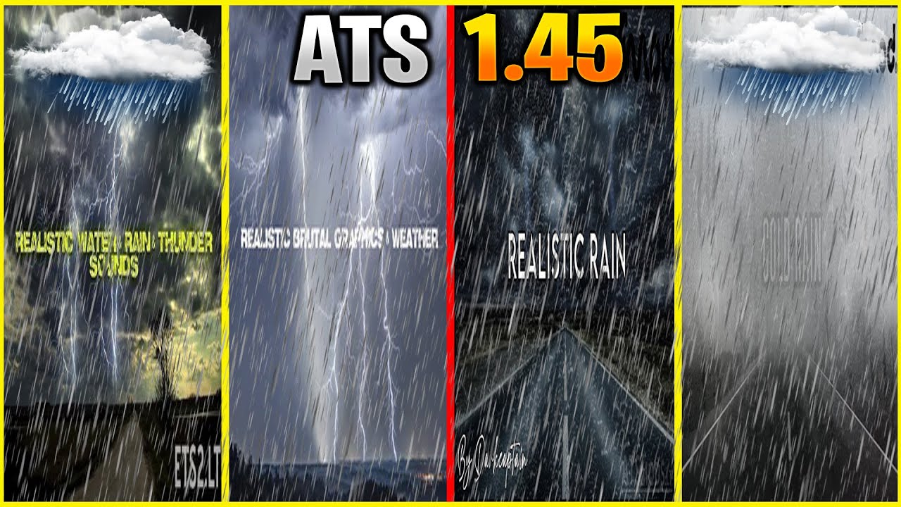ATS Realistic Weather Mods Comparison for 1.45 | ATS Mods