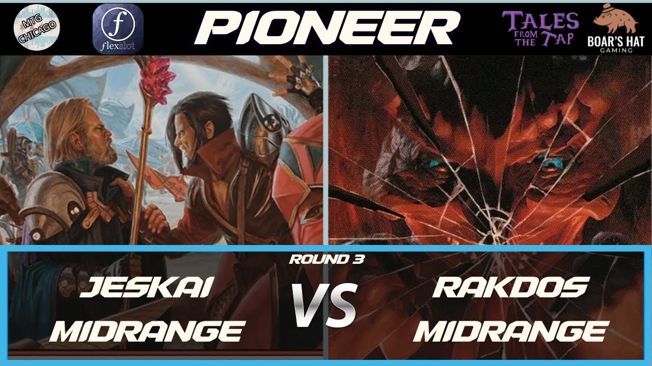 Jeskai Midrange против Rakdos Midrange [MTG Pioneer, 3-й раунд]