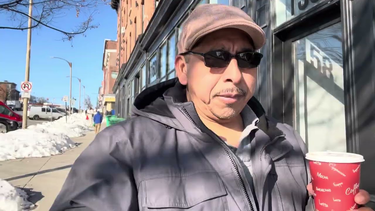 Caminando en Newburgh para ha veriguar un poco sobre agentes de ice 