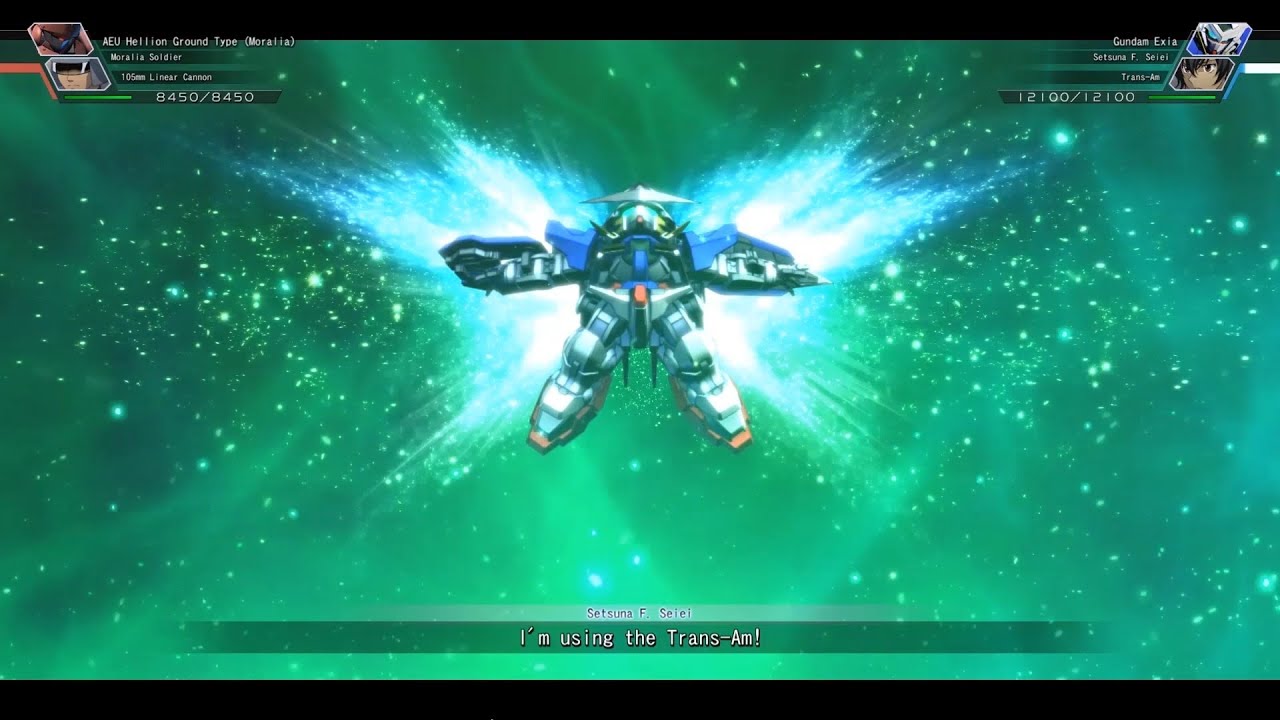 SD Gundam G-Generation Cross Rays - Gundam Exia All Animations