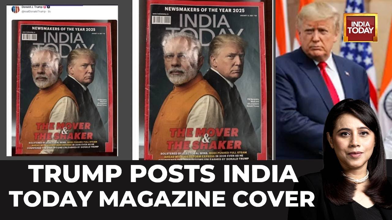 India-US Breaking News: Donald Trump Shares India Today Cover After Call With PM Narendra Modi