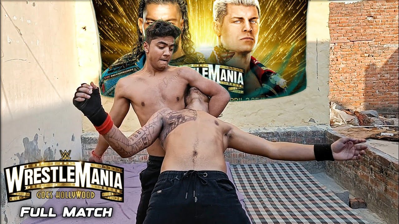 WWE - Cody Rhodes vs Roman Reigns WrestleMania 39 Full Match | Backyard Wrestling