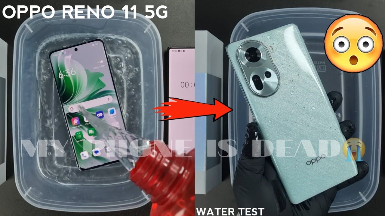 Oppo Reno 11 5G Water Test 💦💧| Reno 11 5G is Actually Waterproof Or Not?🤔