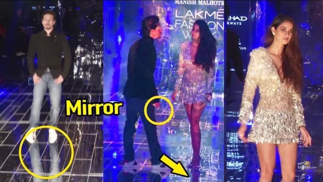 Tiget Shroff saves his girlfriend Disha Patni OoPs moment ....