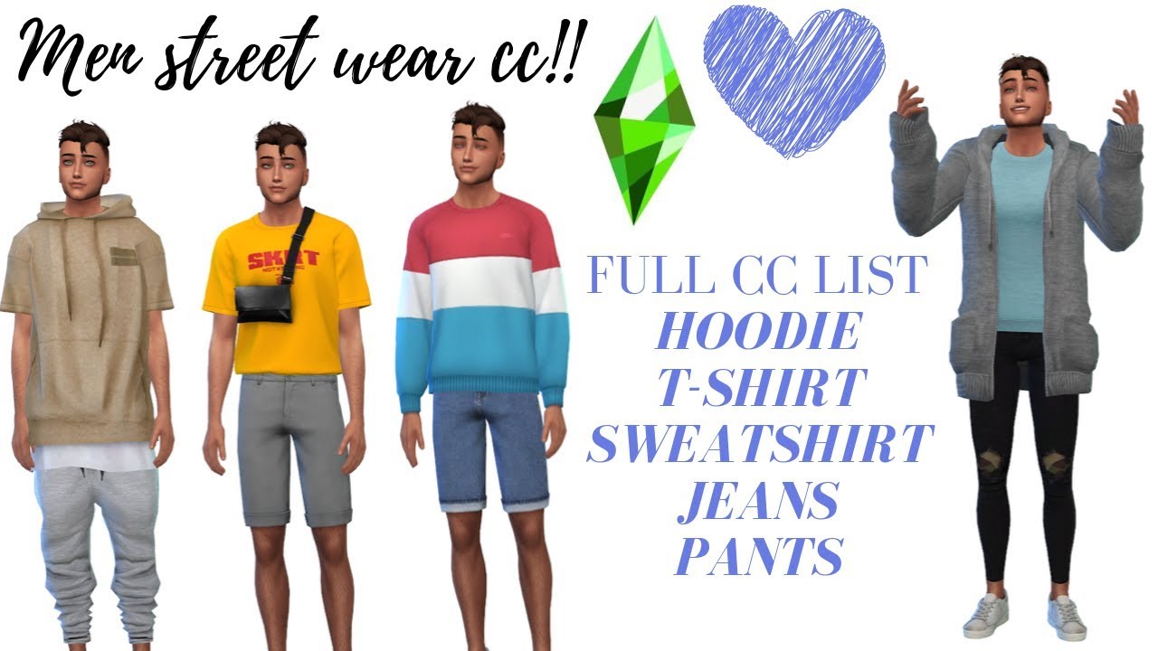Men streetwear CC! 40+Links (Clare siobhans!)🧡