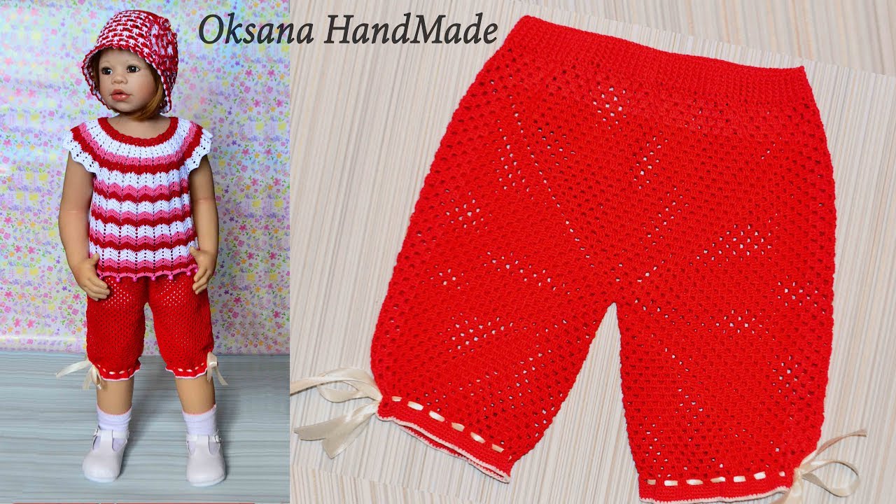 Шорты крючком. Мастер класс. Shorts crochet