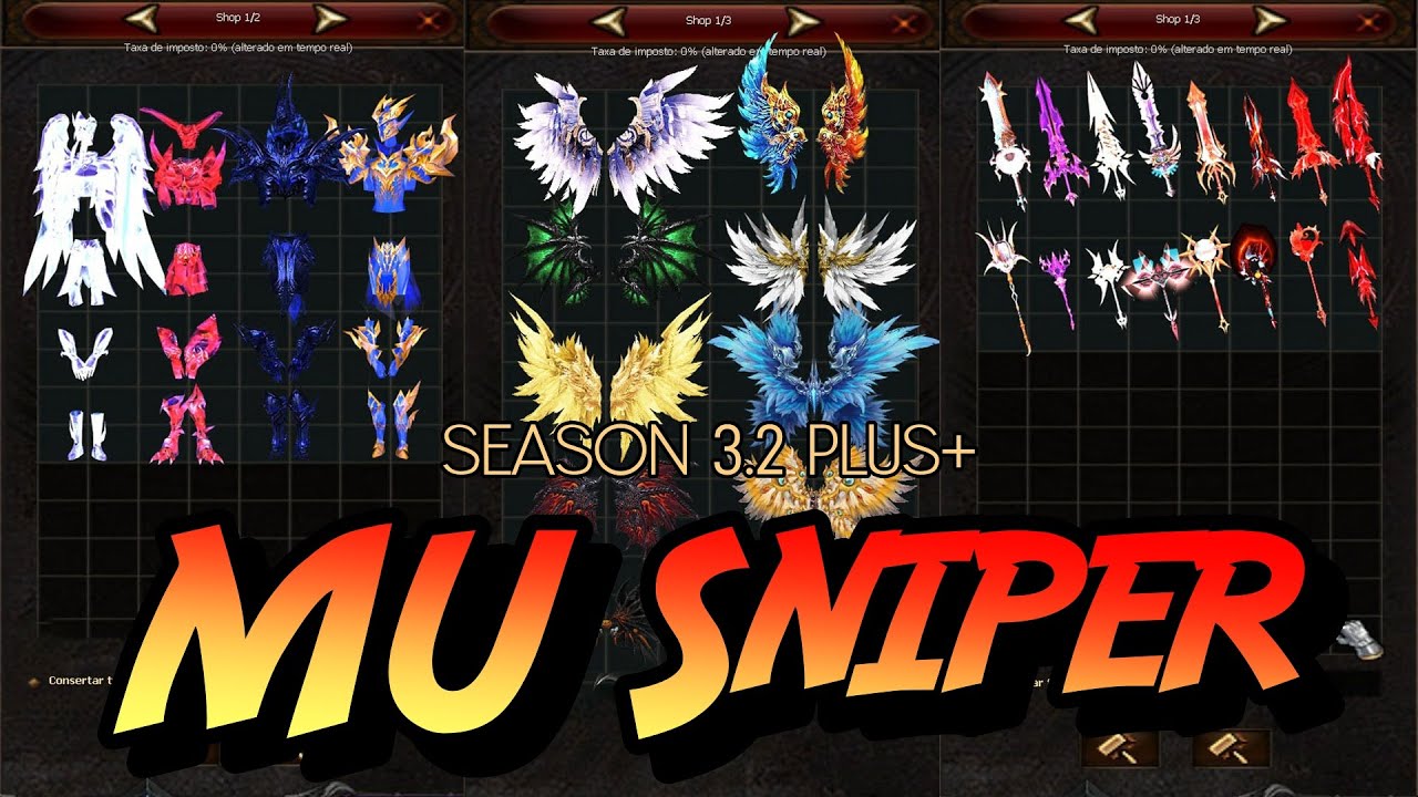MU Sniper Season 3.2 Plus+ ( Fast Mid Server ) |  Mu Online Server Review