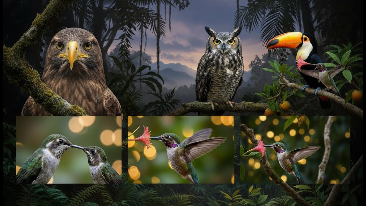 Inside the Amazon Jungle Stunning Birds & Wild Moments (4K)