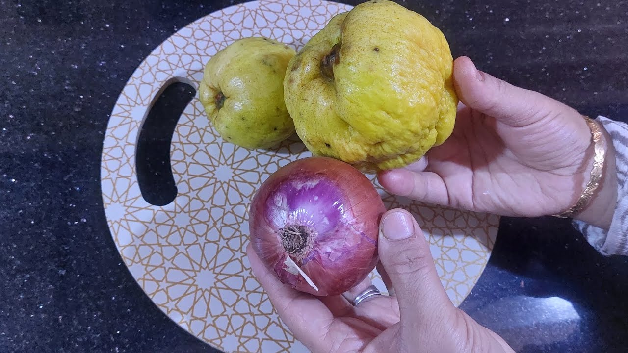 عندك سفرجل ولبصلى وجدي أسهل وجبه بدون لحوم شهوة منها🥘🥀❤️‍🔥