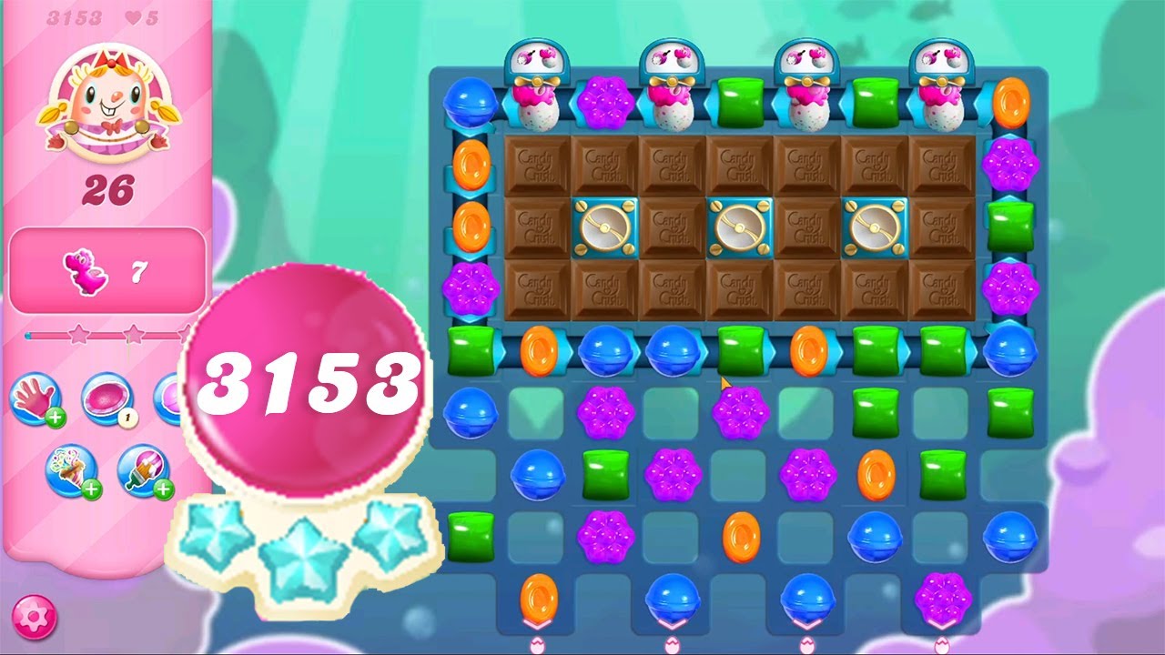 Candy Crush Saga Level 3153 || No Boosters || 3 Sugar Stars 🌟🌟🌟
