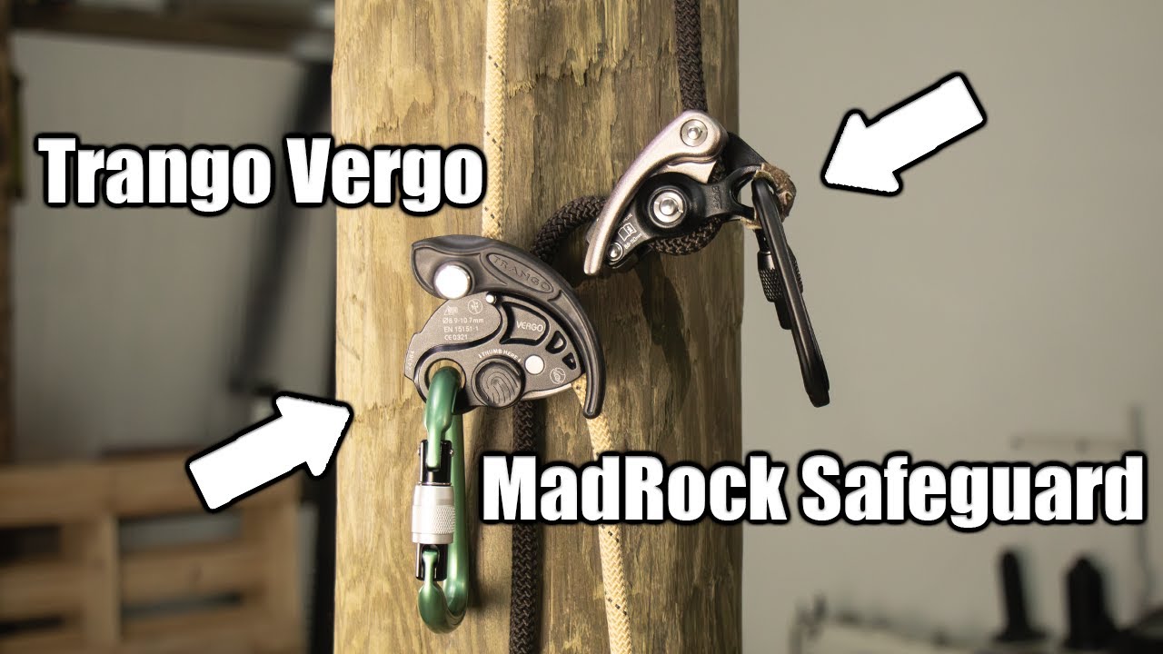 Trango Vergo VS MadRock Safeguard | Saddle Hunting Rappel/Belay Device Comparison!