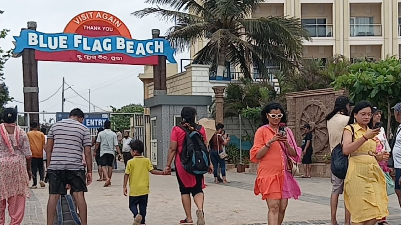 Golden Beach Puri 🏖 #Odisha #sea #beach #viralvideoシ 
