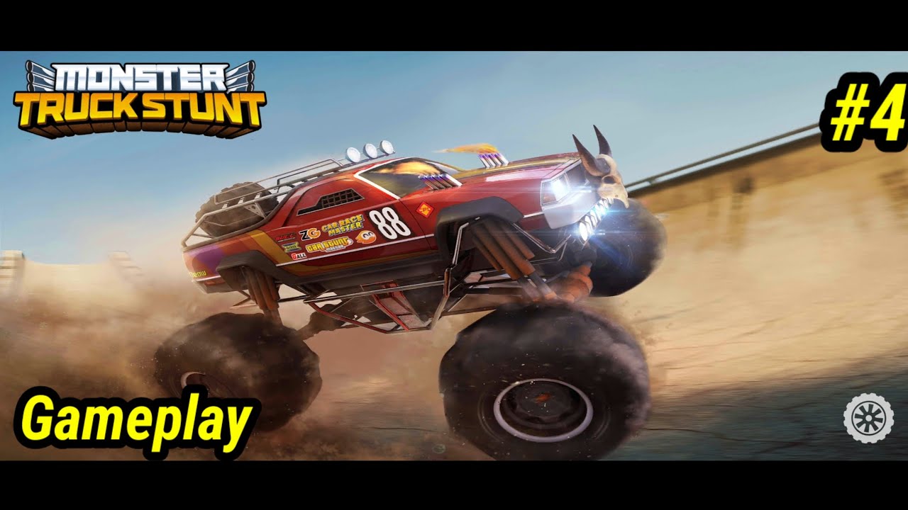 Car Games:Monster Truck Stunts-gameplay 4 #gameplay #androidgameplay #monstertruckstunt @BigBoss-116