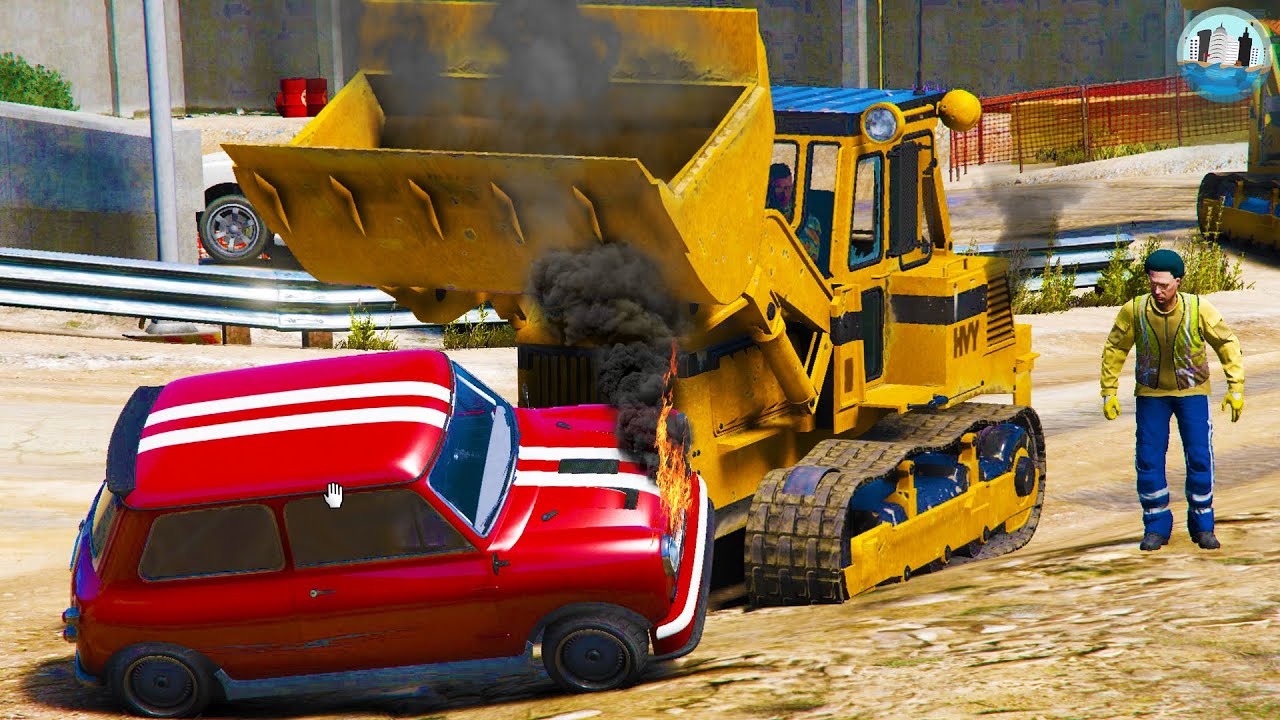 GERARD OP PAD MET EEN BULLDOZER!? - Roerveen Roleplay