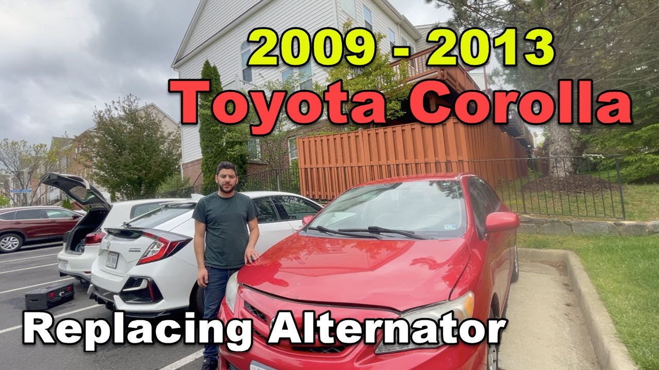 Замена генератора своими руками на Toyota Corolla 2009 2010 2011 2012 2013 годов выпуска