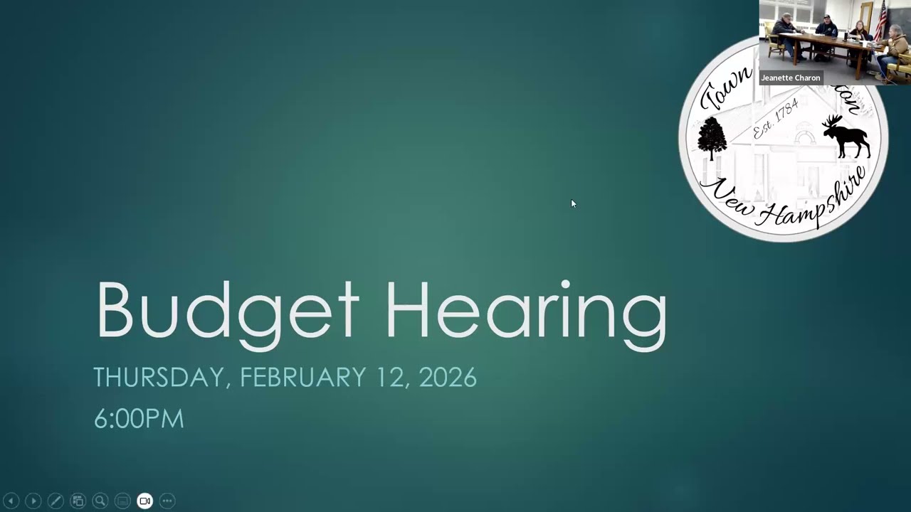 02/12/2026 Budget Hearing