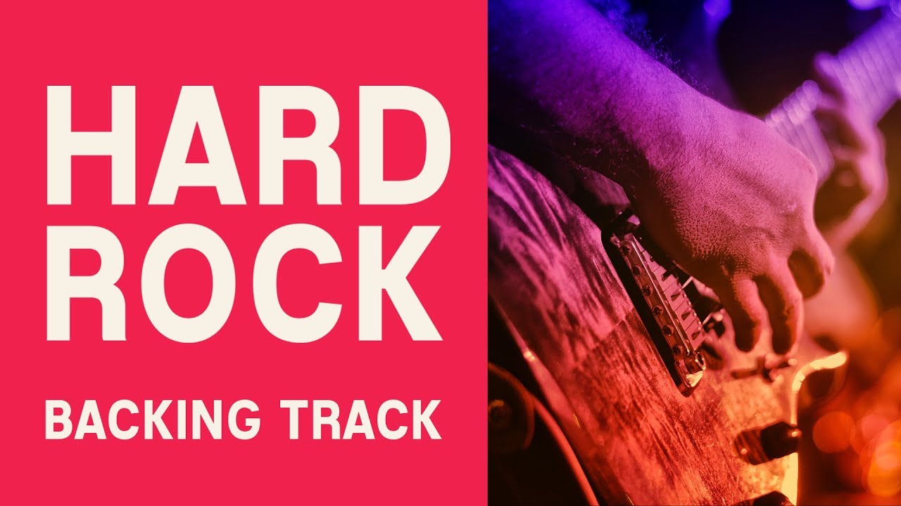Hard Rock Backing Track | E minor 90 BPM