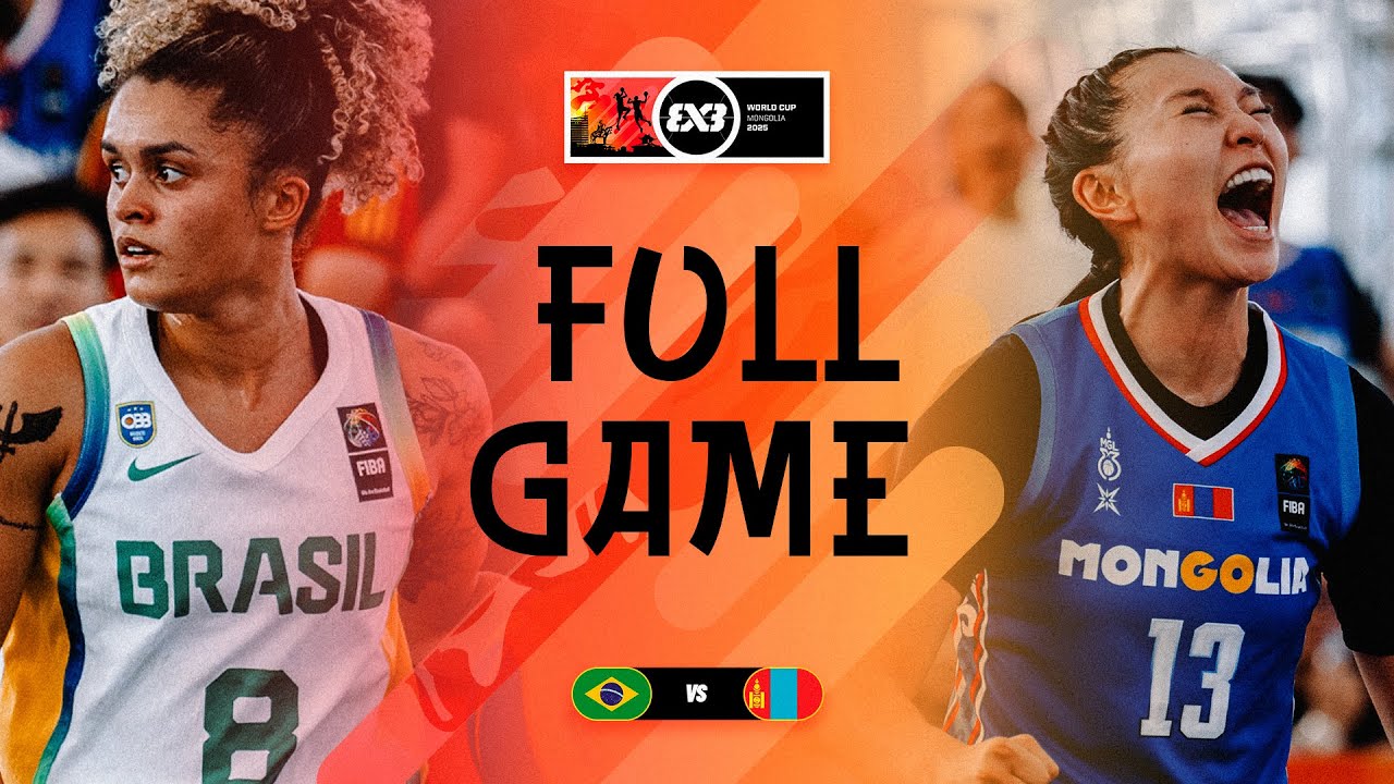 Brazil 🇧🇷 vs Mongolia 🇲🇳 | Women | Full Pool Game | FIBA 3x3 World Cup 2025 | 3x3 Basketball