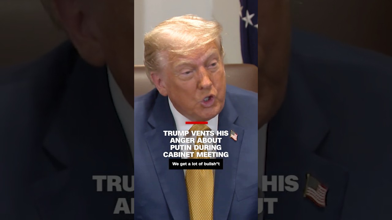Trump vents his anger about Putin during Cabinet meeting