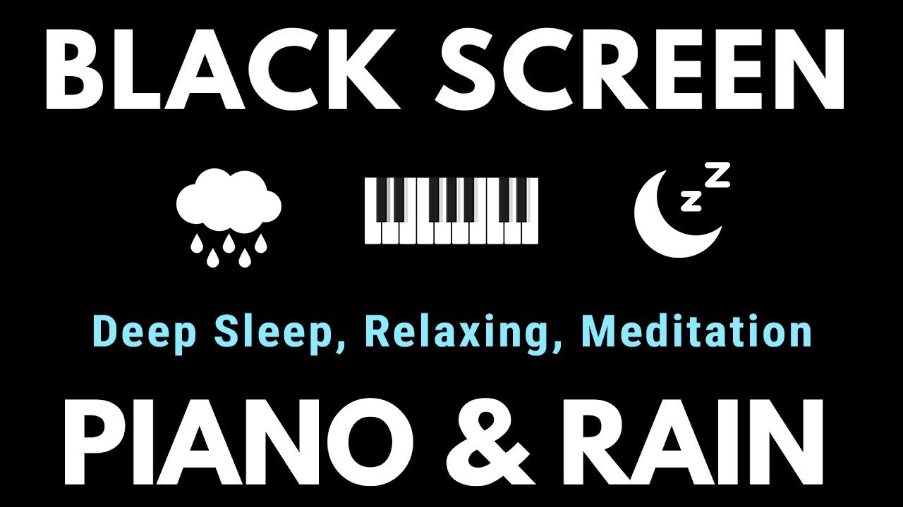 FALL INTO SLEEP INSTANTLY - Relaxing Piano Music & Rain Sounds | Deep Sleep, Relaxing, Meditation