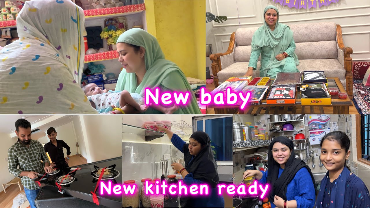 Family mein ek aur new baby aa gaya 👶🏻 | Finally kitchen Ready ho gaya | vlog