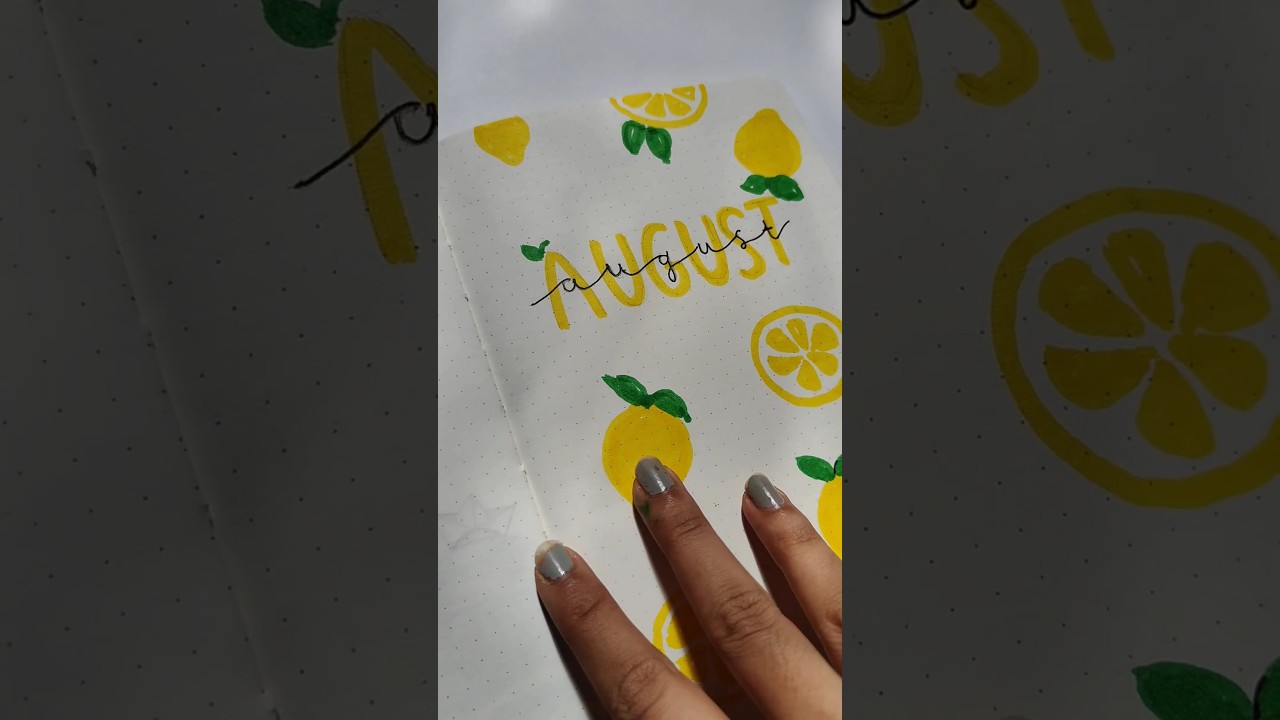 August month journal #shots