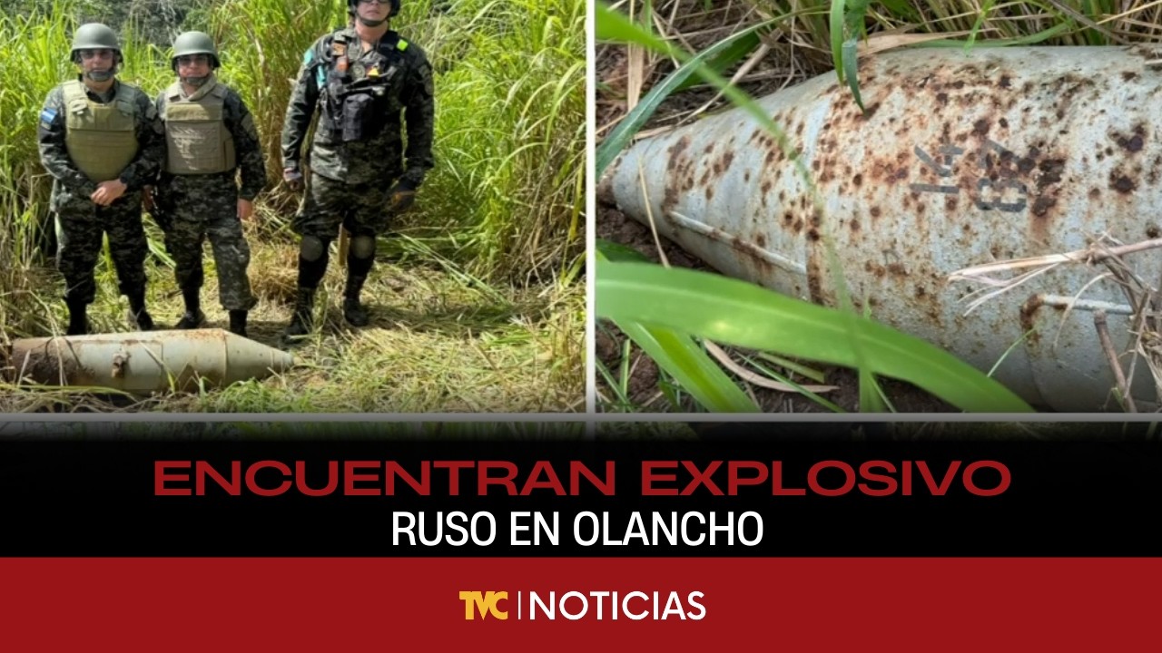 Encuentran explosivo ruso en Olancho