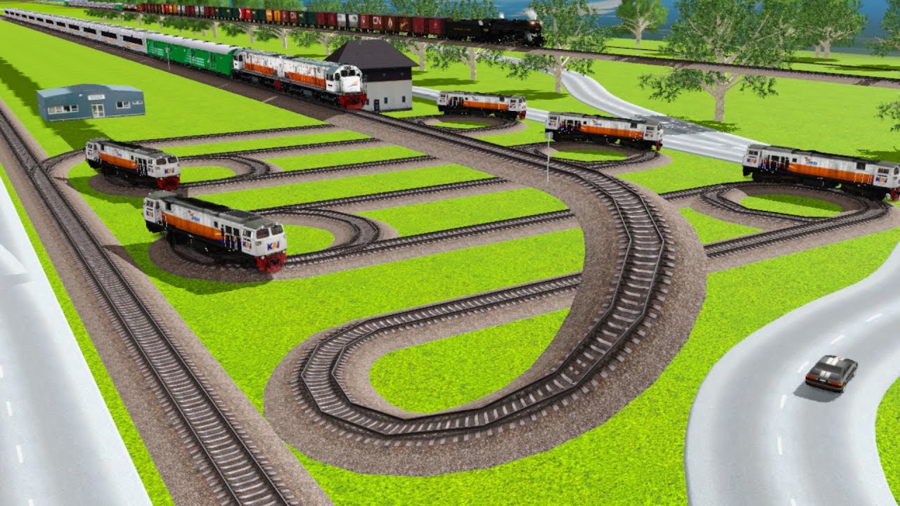 Masinisnya Bingung! Rel Kereta Ini Bikin Pusing 7 Keliling 🤯🚂