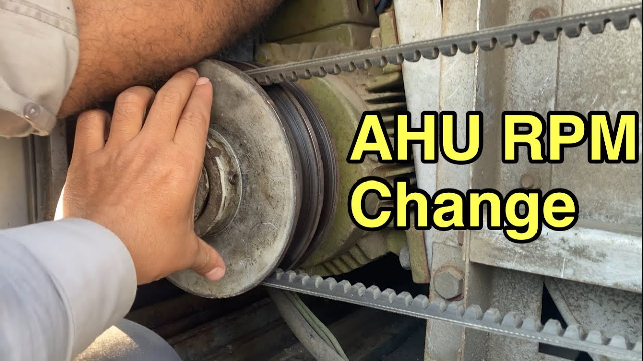 RPM Increase and decrease with pulley Related To #HVAC IN Urdu/Hindi