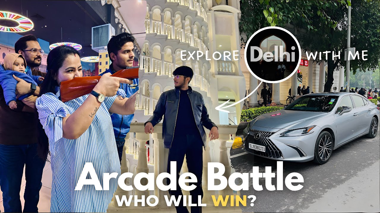 VLOG: Arcade Games Battle: Who Will Win..? | Explore Delhi 📸