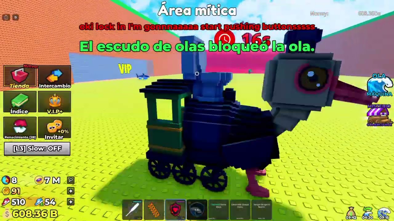 Admin abuse secreto de escapa del tsunami por brainrot (Domingo)