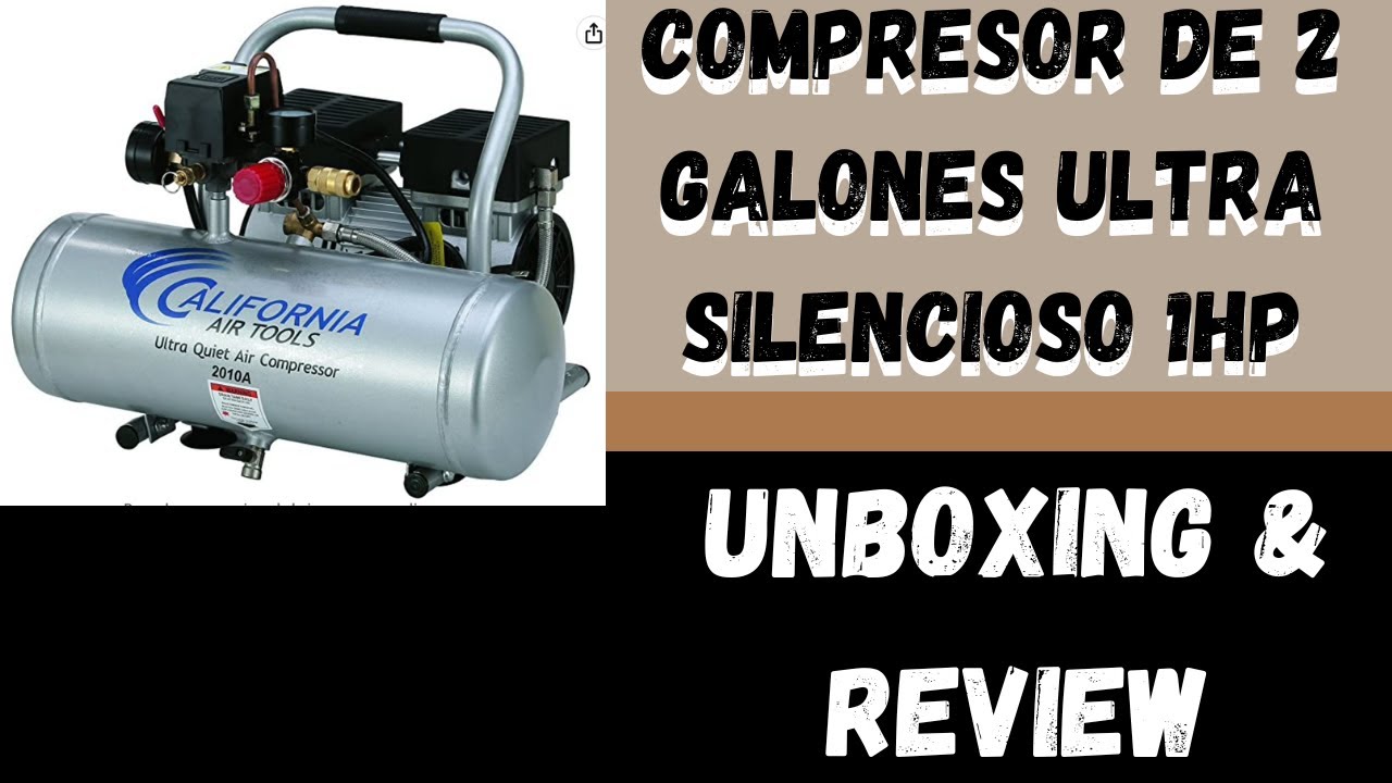 Compressor de aire CALIFORNIA AIR TOOLS de 2 galones con 1 HP