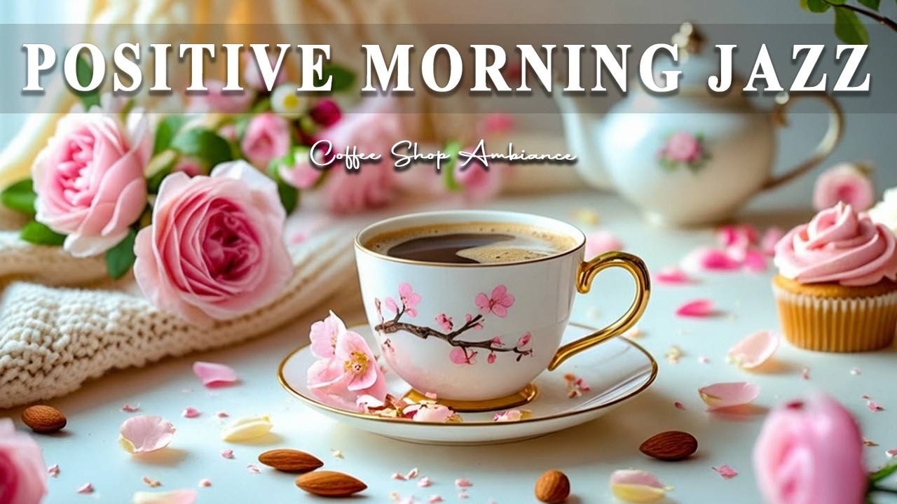 Positive Morning Jazz ☕ Coffee Shop Ambiance & Relaxing Bossa Nova Piano for Start the Morning