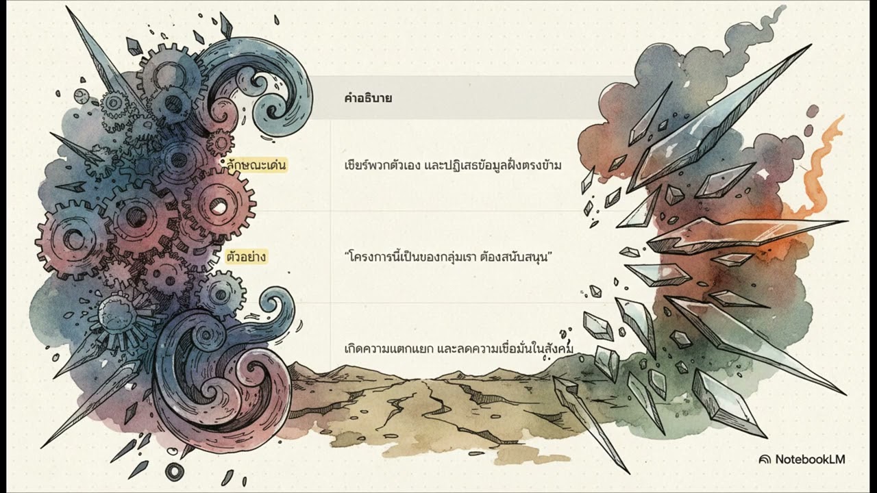 จริยธรรมอคติ  กับดักความคิด