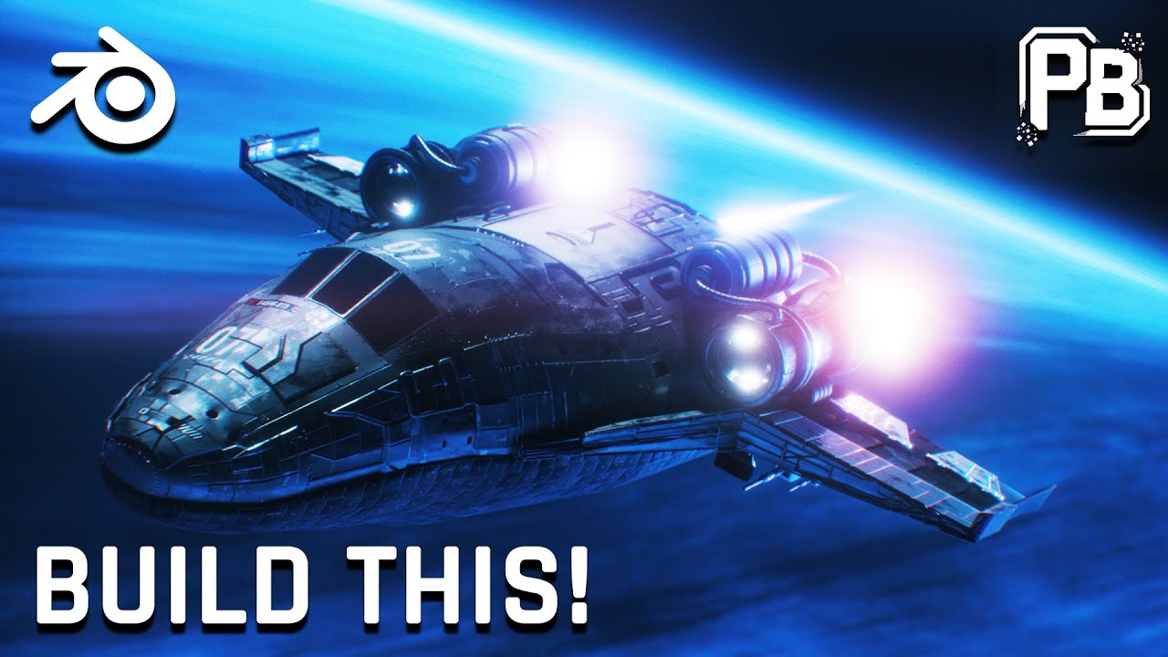 Sci-Fi Spaceship in Blender - Hard Surface Modeling Tricks