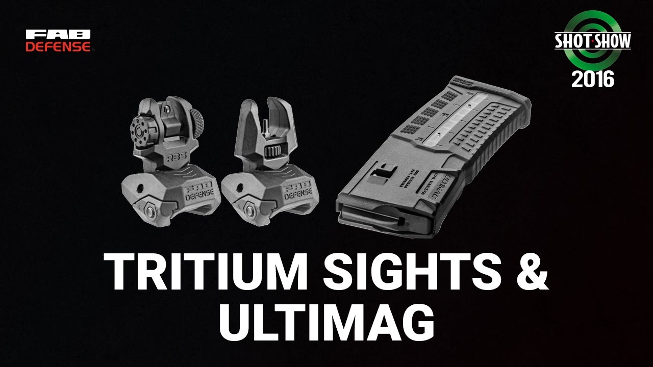 Fab Defense Tritium Sights and Ultimag - SHOT Show 2016