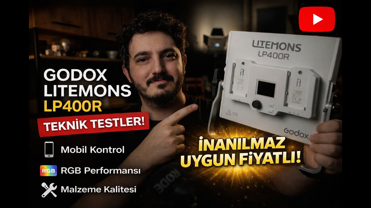 En Sevdiğim Dekor Işığı: Godox Litemons LP400R ve Lab Testleri #reklam