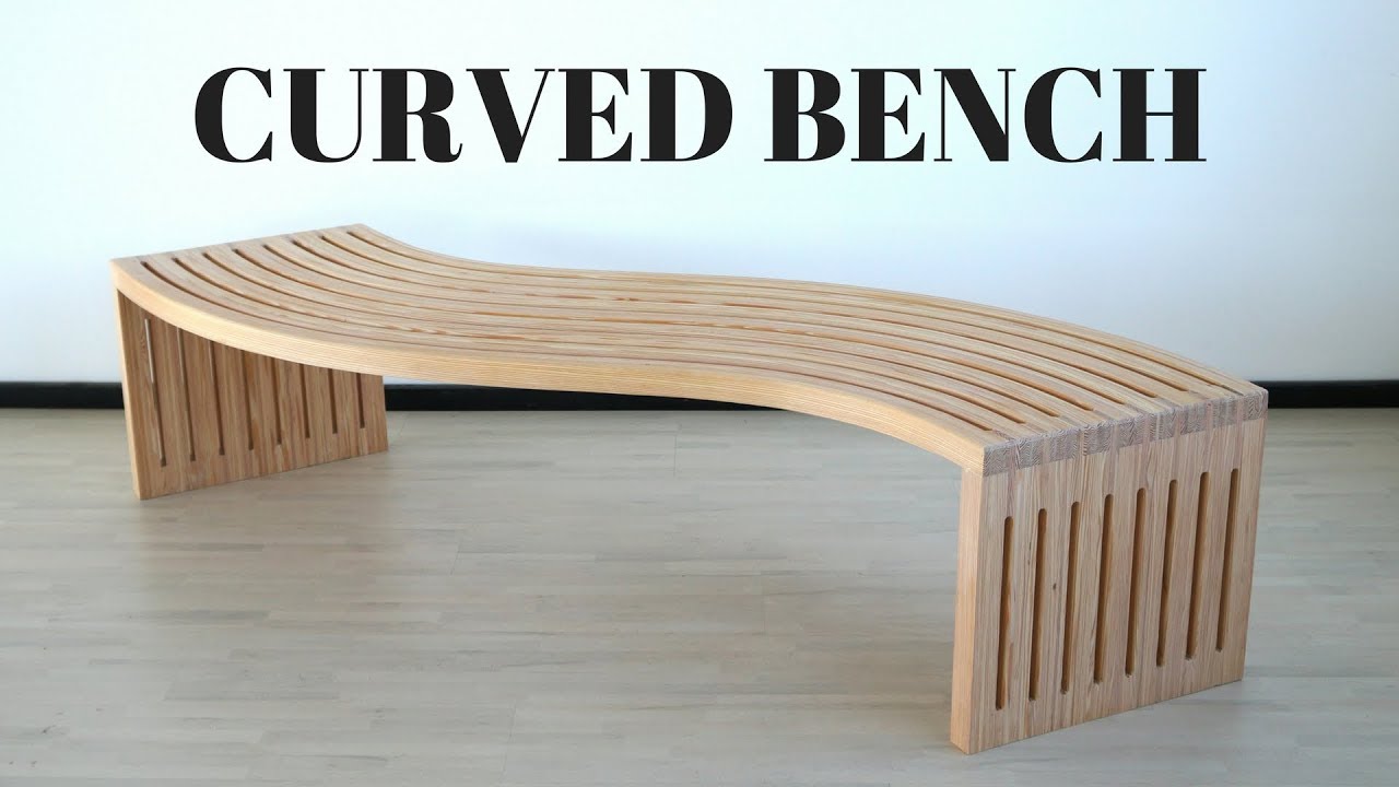 Curved bench