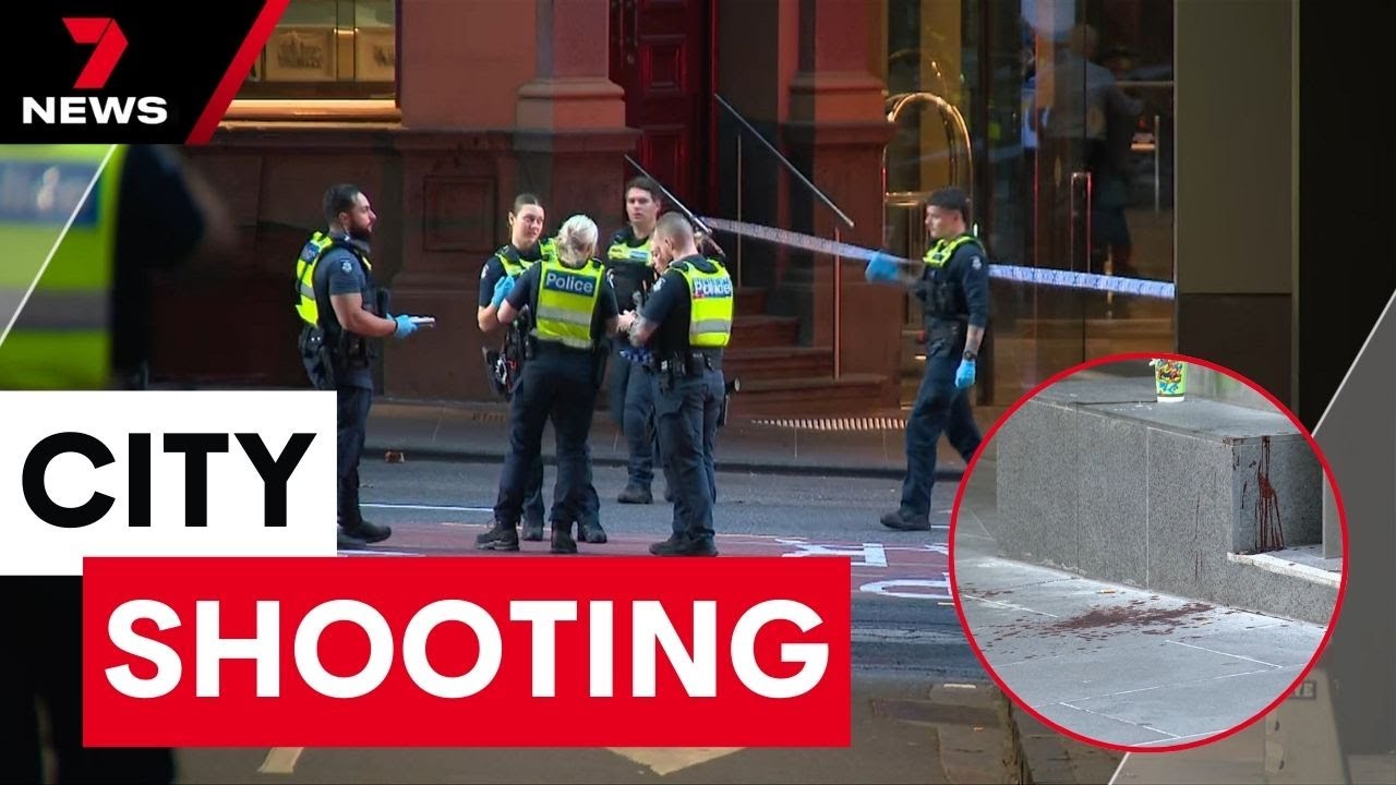 A drive-by shooting at dawn in the city | 7NEWS
