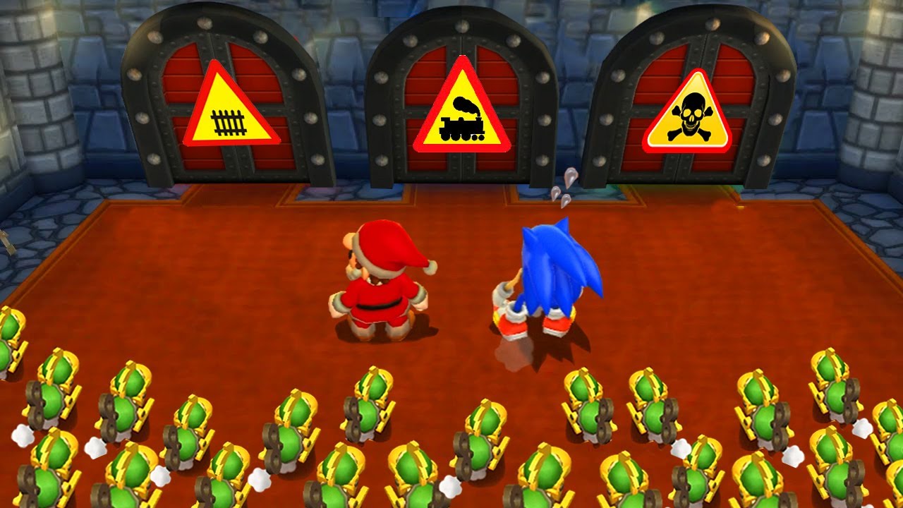 Mario Party 9 - All Minigames Mario Vs Sonic (Master Difficulty)