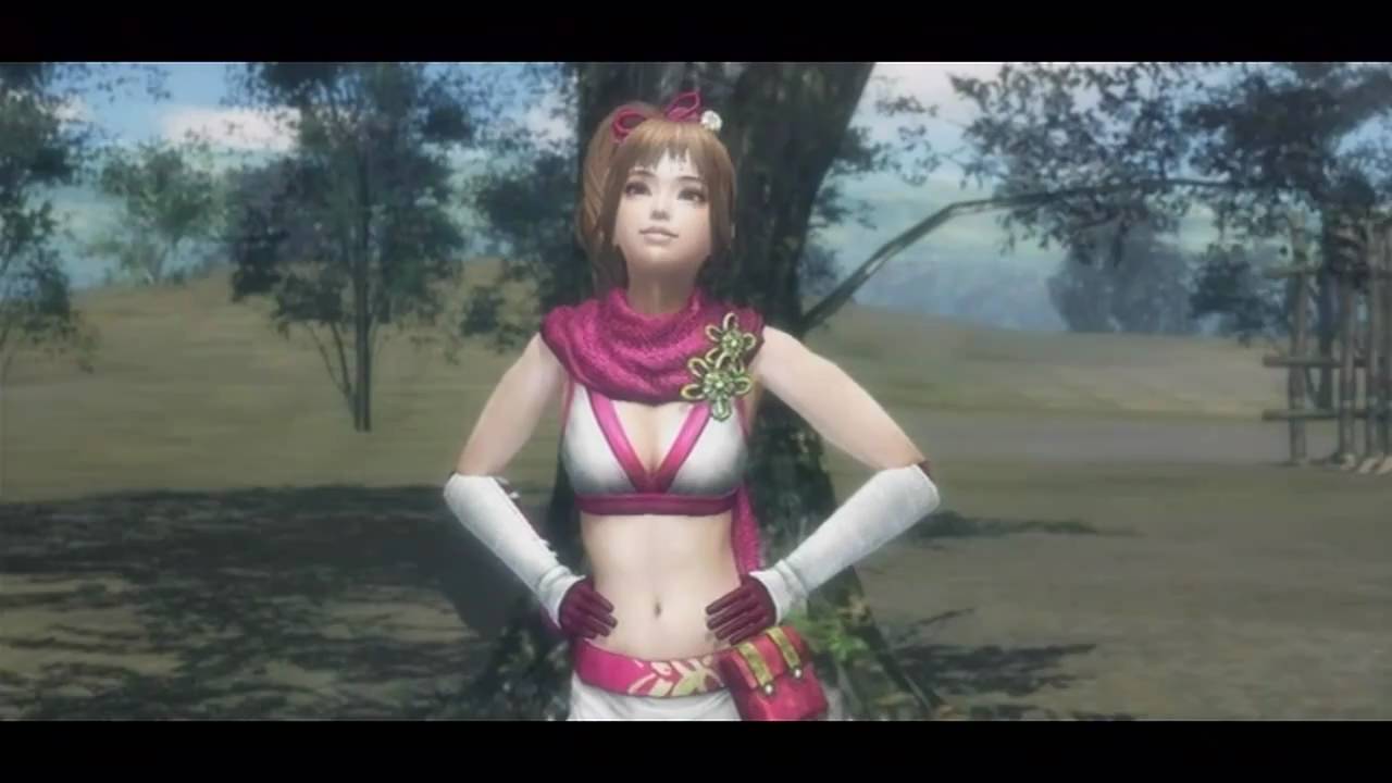 Samurai Warriors 3 - Kunoichi All CG Cutscenes in English (HD)