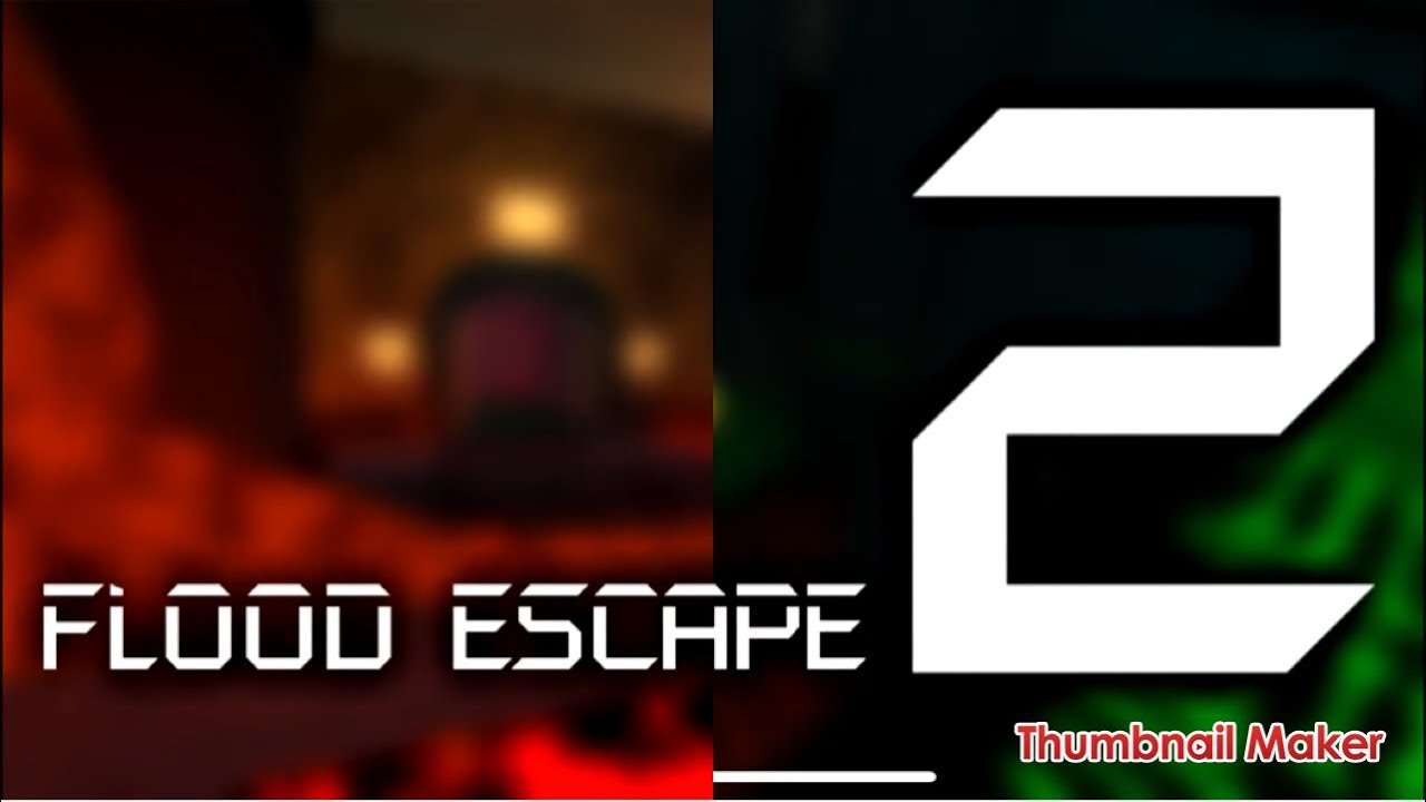 FlOOD ESCAPE 2!!!!Beneath the ruins Dark sci facility Music together!